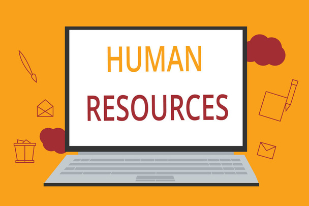 Написання тексту "Людські ресурси". Концепція бізнесу для людей які складають робочу силу організації
 - Фото, зображення