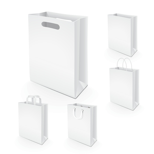 Set of paper bags - Vector, afbeelding