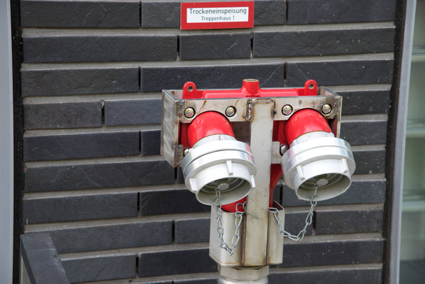 消防署の水栓 - 写真・画像