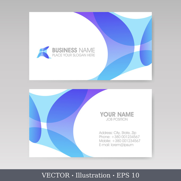 Business Card Set. EPS10 - Vector, Image