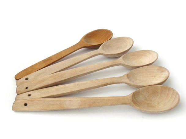 Кухонные принадлежности, деревянный кухонный набор, деревянная ложка, кухонная лопатка, посуда для приготовления пищи. Изображение головного офиса, Ностальгний
 - Фото, изображение