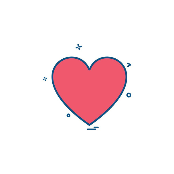 Heart Web icon vector  illustration - Vector, Imagen