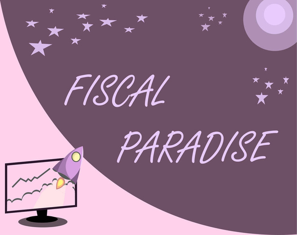 Käsiala teksti Fiscal Paradise. Käsitteen merkitys Julkisten varojen tuhlaus on suuri huolenaihe
 - Valokuva, kuva
