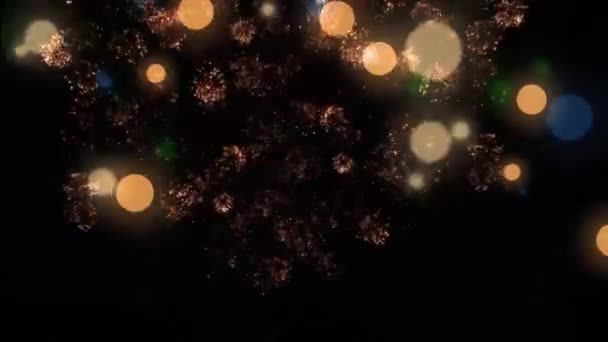 Tűzijáték mozgó grafikai animáció háttér hurok Hd - Felvétel, videó