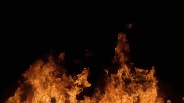Fire Strike ruchu grafiki animacji tła pętli Hd - Materiał filmowy, wideo