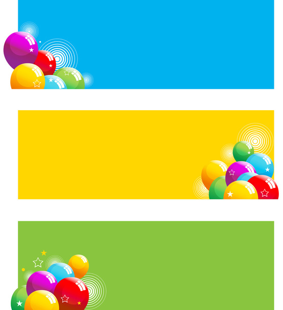 Balloon Banner - Вектор,изображение