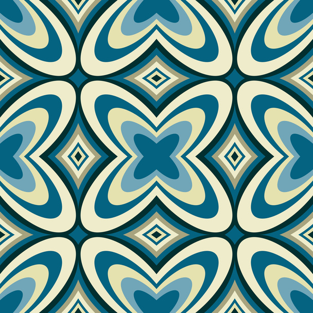 Retro Wallpaper Abstract Seamless Pattern - Vector, Image