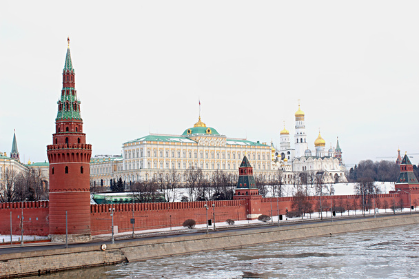 Moscow Kremlin in winter - Photo, Image
