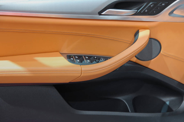 Elegant luxury car door interior - Photo, Image