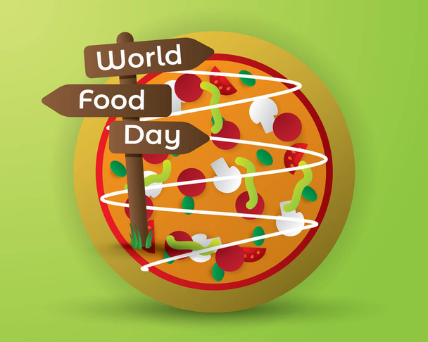 maailman ruoka päivä ruoka päivä kuva maailman ruoka päivä vektori
 - Vektori, kuva