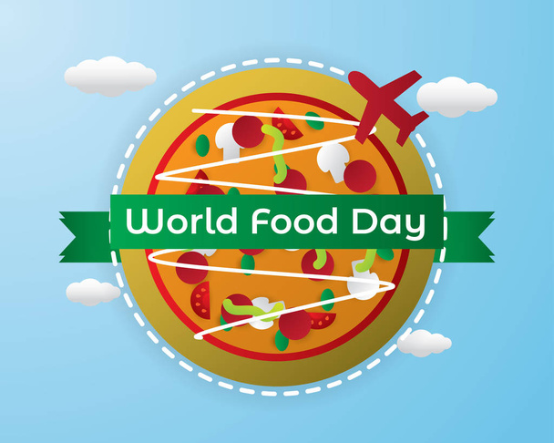 svět potravin den jídlo den ilustrace svět potravin den vektor - Vektor, obrázek