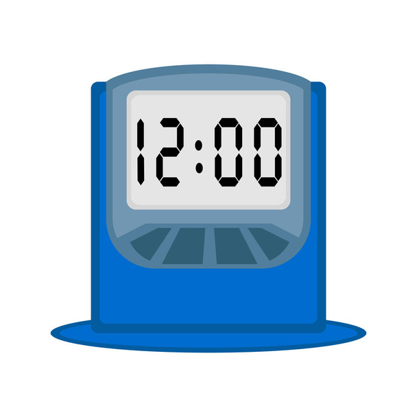 Isolated digital alarm clock icon - Vettoriali, immagini