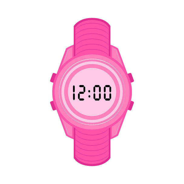Isolated digital wristwatch icon - Vector, Image