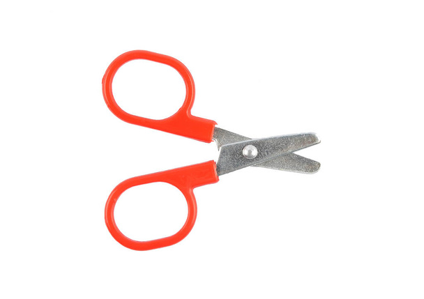Small scissors on white background - Photo, Image
