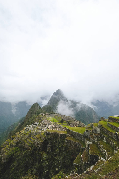 Machu Picchu, Perú, enero de 2018. Ciudad antigua en las montañas
 - Foto, imagen
