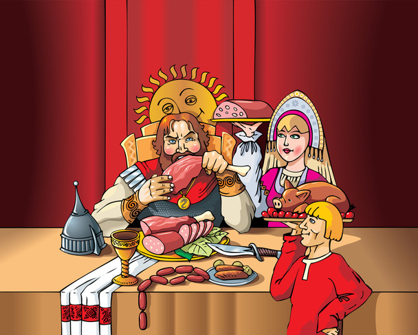 Lord's feast - Vector, Image