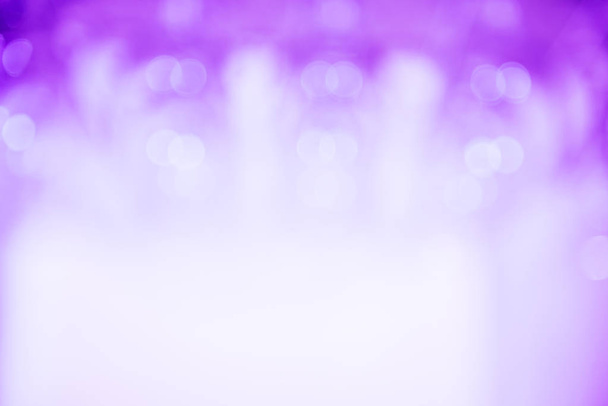 Stylish light violet background. Blurred glasses with bokeh - Φωτογραφία, εικόνα