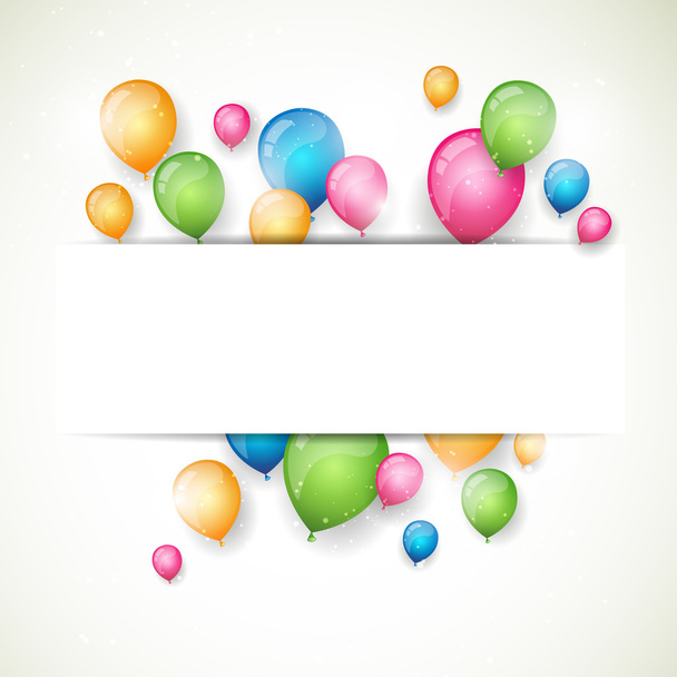 Colorful Balloons - Vektor, kép