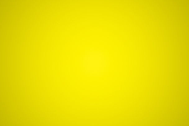 Abstract yellow background with vignette ,3d illustration. Empty space - Photo, Image