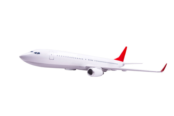 Белый пассажирский самолет
 - Фото, изображение