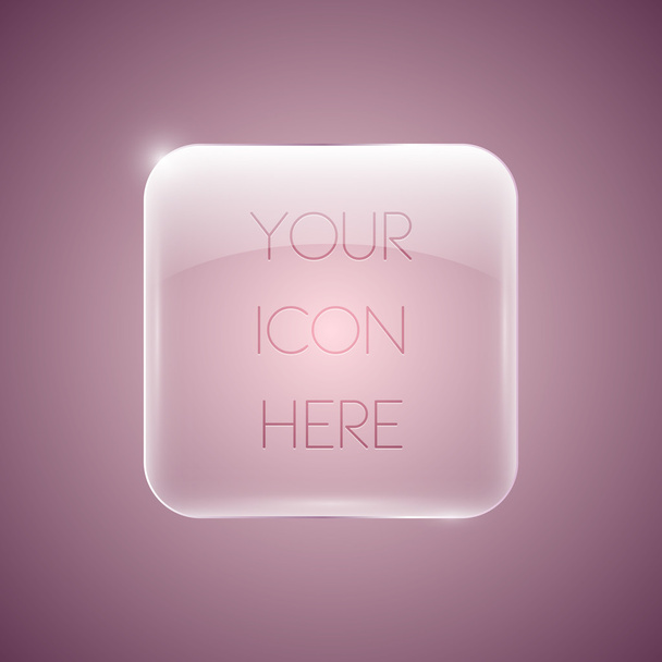 Vector icono rosa brillante
 - Vector, Imagen