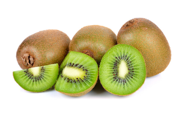 Kiwi frutas isoladas sobre fundo branco - Foto, Imagem