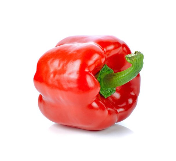 red pepper over white background - Foto, afbeelding