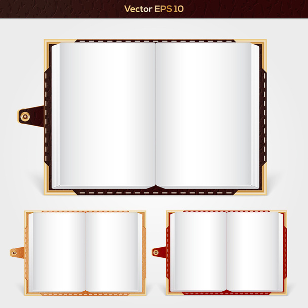 Open notepads vector illustration  - Vector, Image
