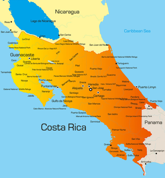 Costa Rica - Vector, Image