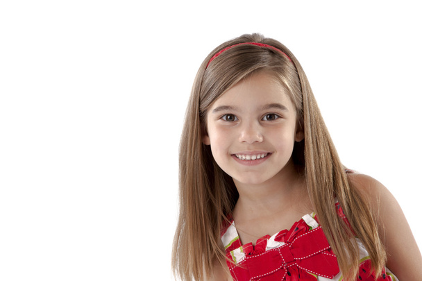Portrait of smiling little girl - Foto, Bild