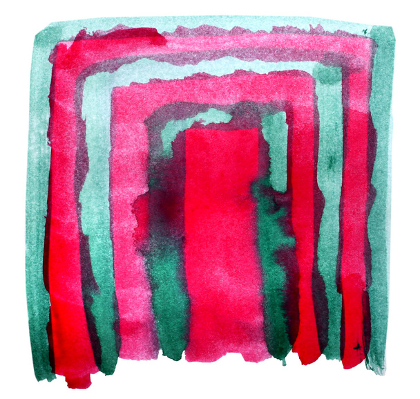 tableau rouge, vert, maille bande graphique trait peinture pinceau aquarelle
 - Photo, image