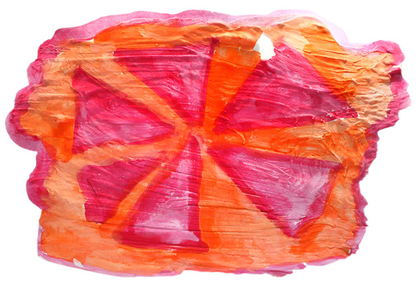 tableau rouge, orange, ornement tableau trait peinture pinceau aquarelle
 - Photo, image