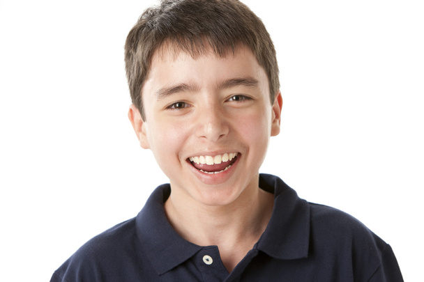 Laughing adolescent boy - Фото, зображення