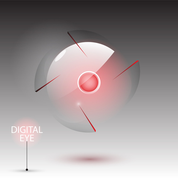 Digital eye (camera), vector - Vector, Image