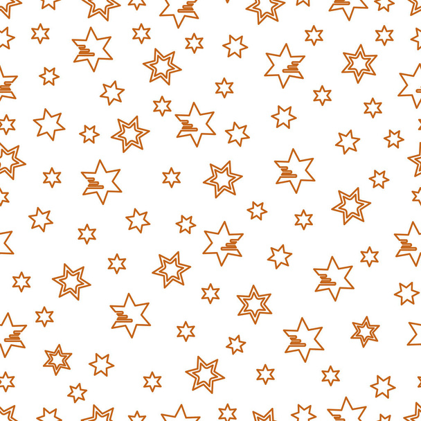 Seamless pattern with stars. Christmas and New Year 2019 background. Design for packaging paper, fabric and other print. - Vektor, kép