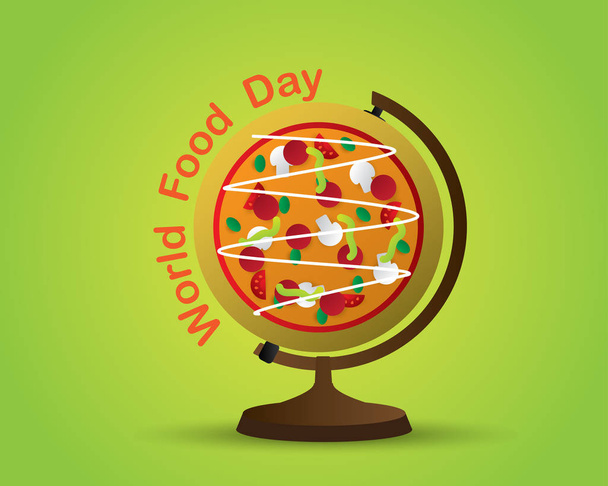 Journée mondiale de l'alimentation illustration Journée mondiale de l'alimentation vecteur
 - Vecteur, image