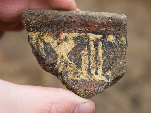 Ancient painted clay pottery - Photo, Image