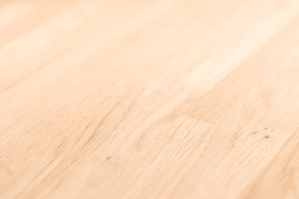 Wood Texture, Wooden Plank Grain Background, Desk in Perspective Close Up, Striped Timber, Old Table or Floor Board - Photo, Image