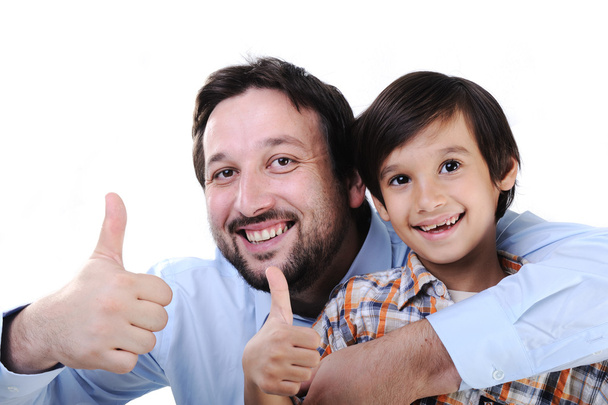 Happy father and son - Photo, image