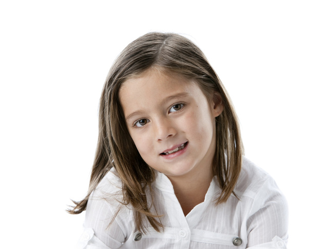 Headshot of smiling little girl - Valokuva, kuva