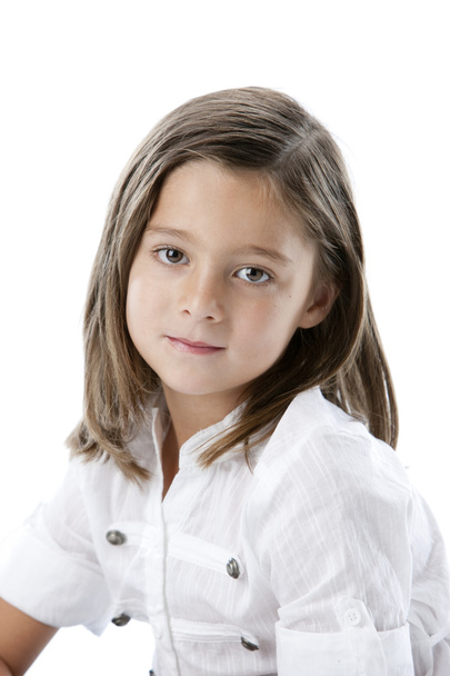Headshot of smiling little girl - Foto, Imagem