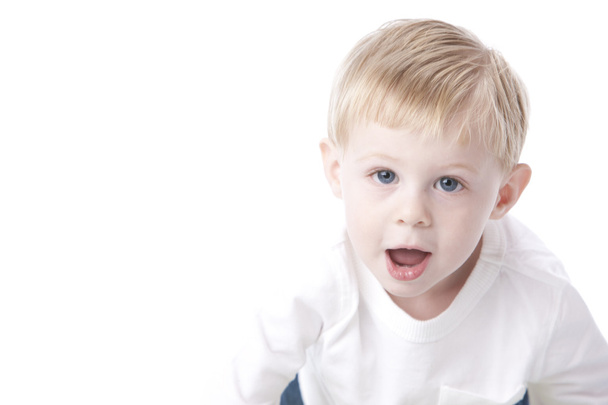 Image of surprised little boy - Φωτογραφία, εικόνα