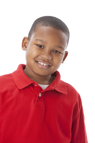 African american little boy with a big confident smile on his face - Zdjęcie, obraz