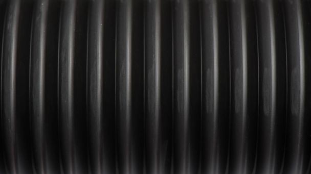 Close up black rubbers stripes as texture or background - Photo, Image