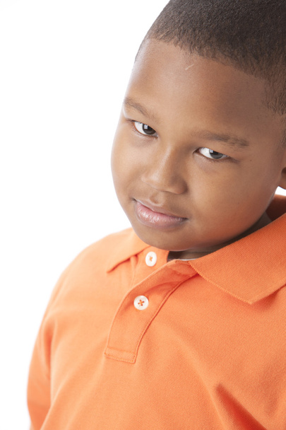 Image of african american disappointed little boy - Foto, Bild