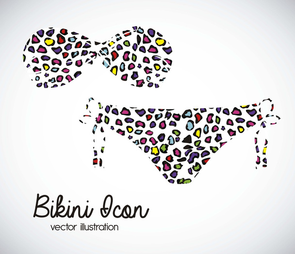bikini pictogram - Vector, afbeelding