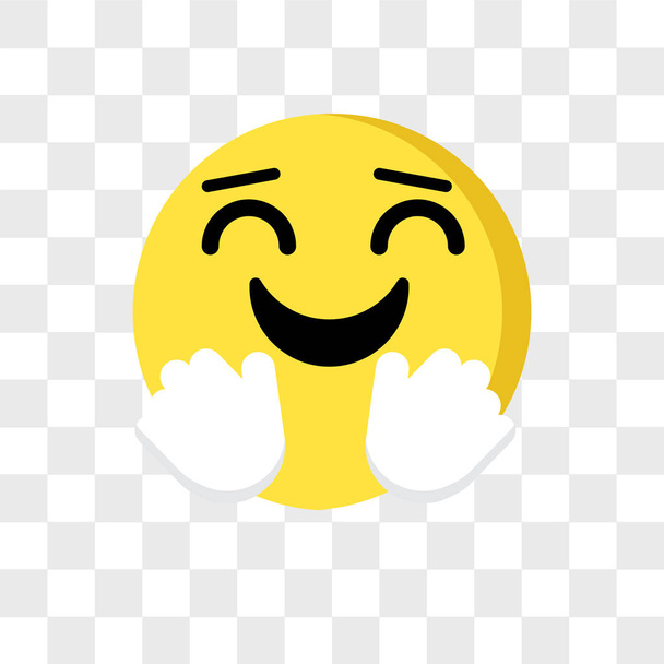 Icona vettoriale felice isolata su sfondo trasparente, logo Happy
 - Vettoriali, immagini