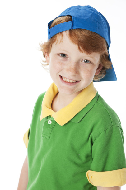 Real. Smiling caucasian little boy - Fotografie, Obrázek