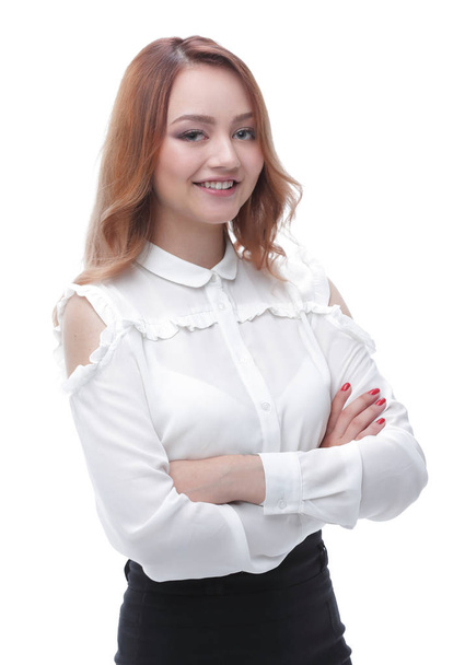 Fashionable portrait of beautiful young business woman - Fotografie, Obrázek
