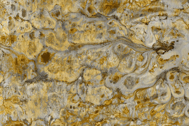 sfondo astratto dorato con texture schizzi di vernice
 - Foto, immagini